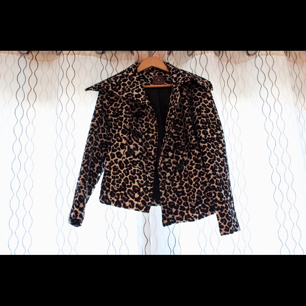 Leopard print jacket